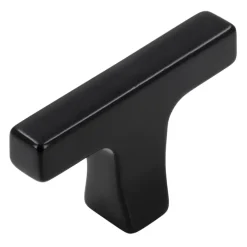 Knop Omer zwart 48mm