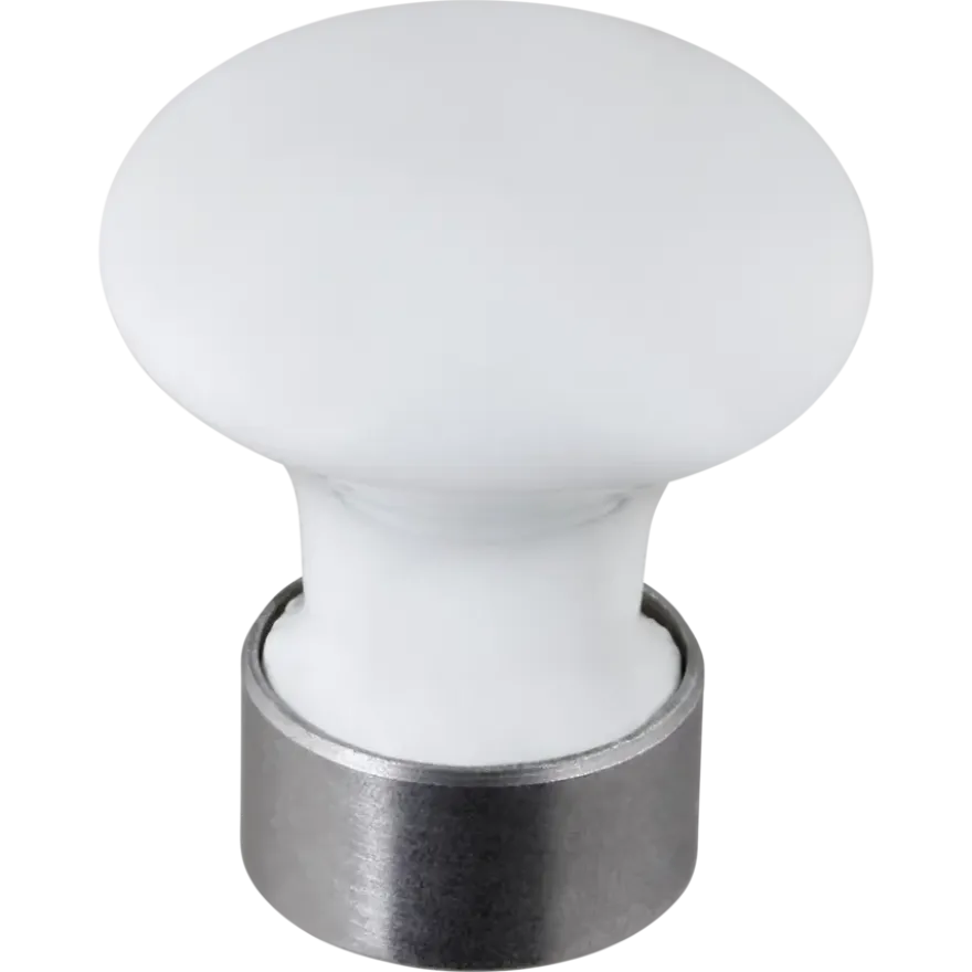 Knop Porselein wit 30mm