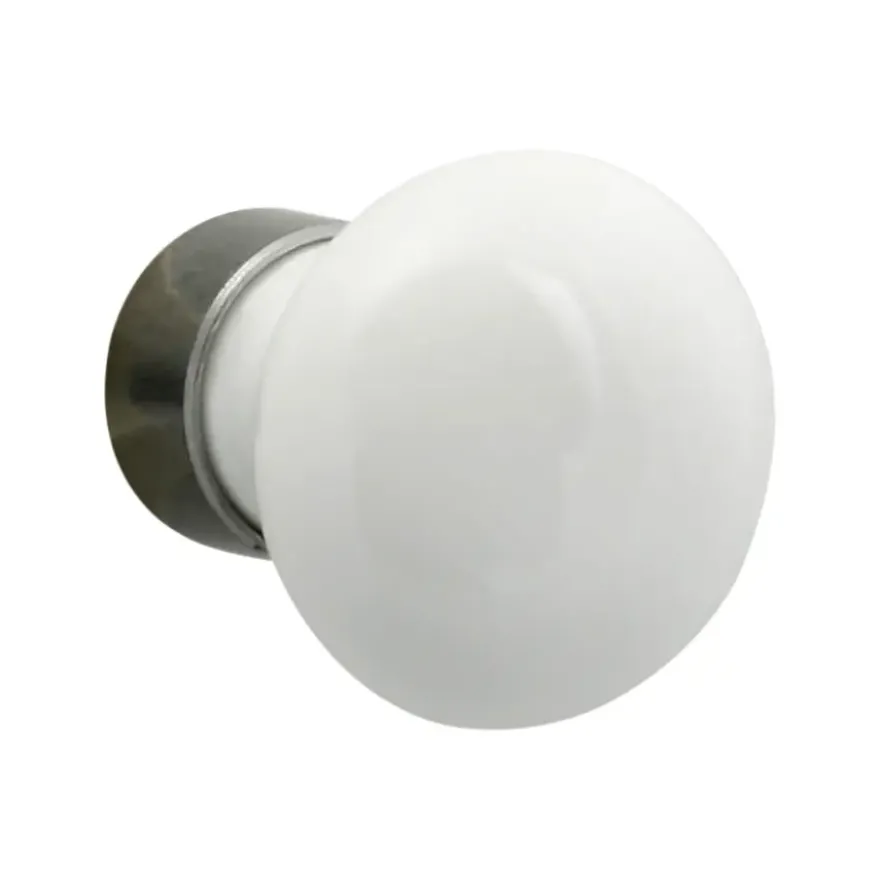 Knop Porselein wit 30mm