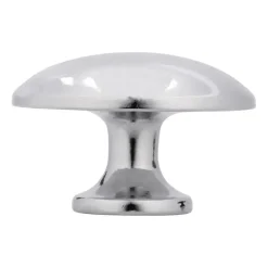 Knop Sophia chroom glans 35mm