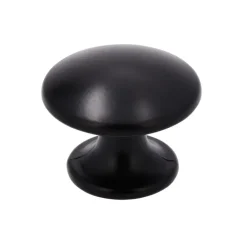 Knop Sophia zwart 25mm