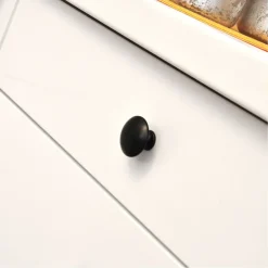 Knop Sophia zwart 25mm
