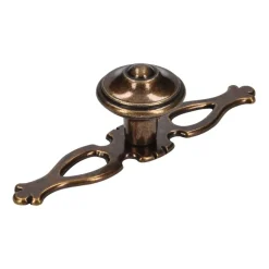 Knop Violet messing antiek 108mm