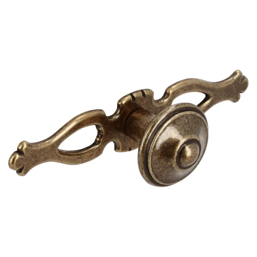 Knop Violet messing antiek 108mm