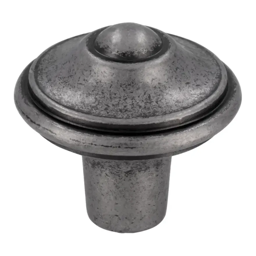 Knop Violet tin look 31mm
