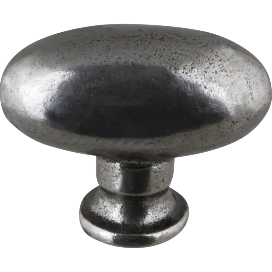 Knop Warwick tin look 40mm