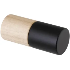 Knop Xavi zwart 25mm