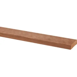 Koplat hardhout schuin 12x45 mm, lengte 270 cm