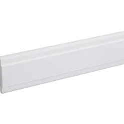 Koplat MDF klassiek wit gegrond 12x68mm 270cm