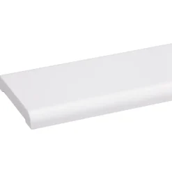 Koplat recht grenen wit gelakt 12x68mm 270cm