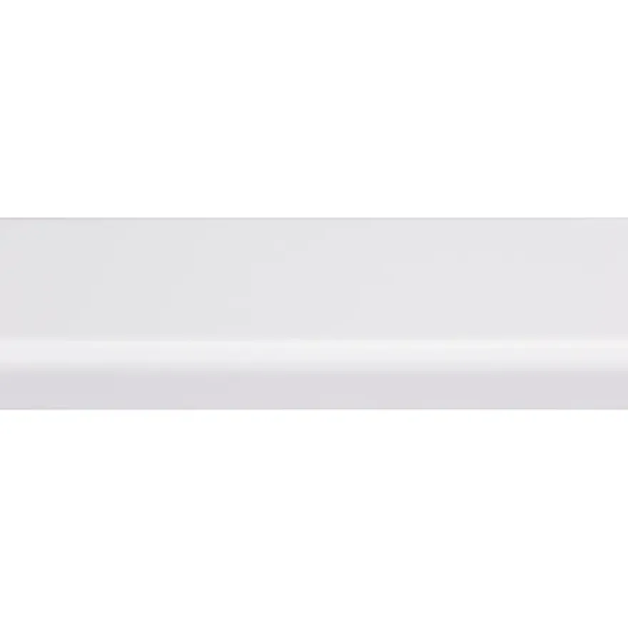 Koplat recht grenen wit gelakt 12x45mm 270cm
