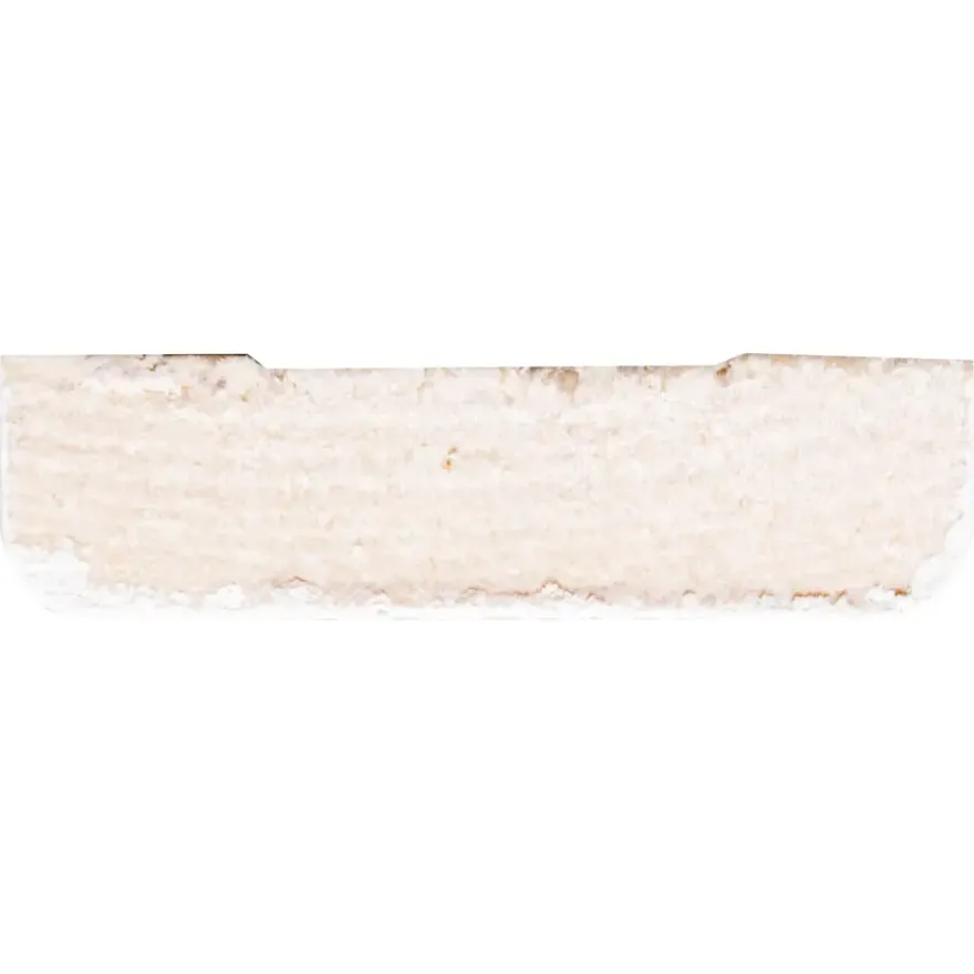 Koplat recht grenen wit gelakt 12x45mm 270cm