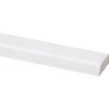 Koplat schuin grenen wit gelakt 12x34mm 270cm