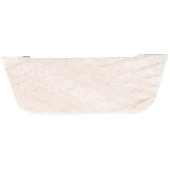Koplat schuin grenen wit gelakt 12x34mm 270cm