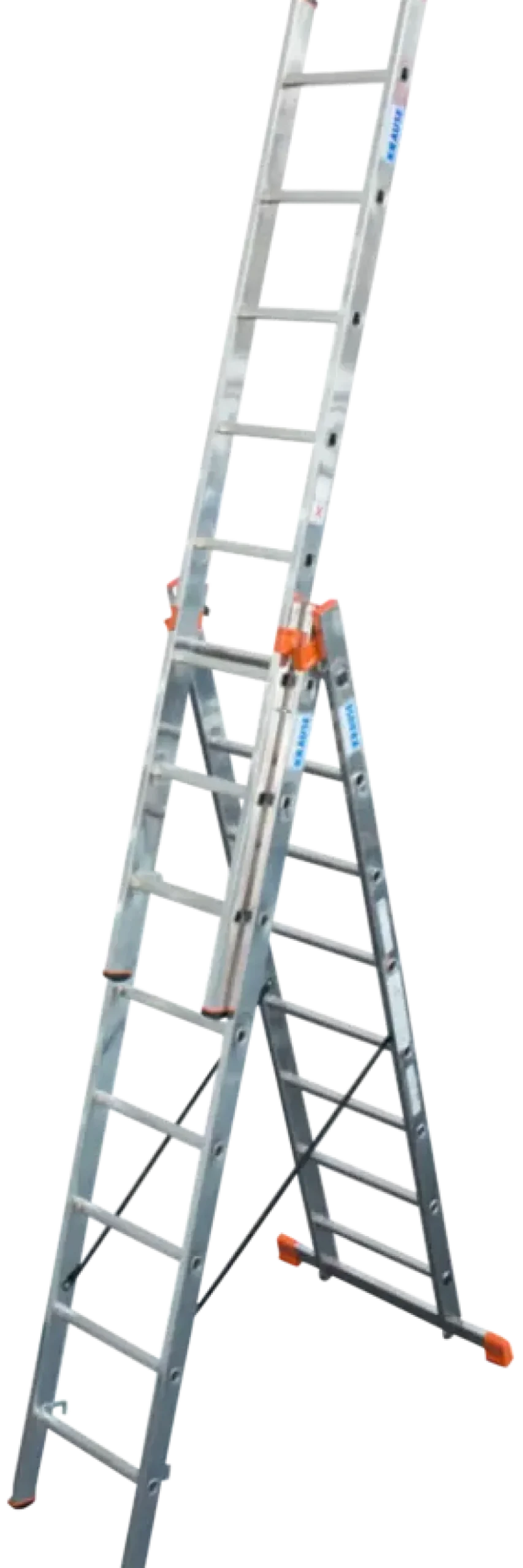 Krause Tribilo Schuifladder 3 x 8 treden