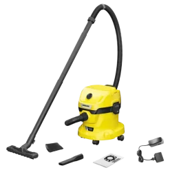 Kärcher 18V alleszuiger WD02 12L (incl. accu 2.0Ah + lader)