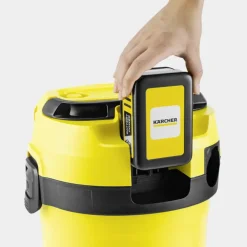 Kärcher 18V nat- en droogzuiger 17L WD3 (incl. 5.0Ah accu + oplader)
