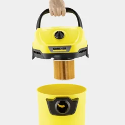 Kärcher 18V nat- en droogzuiger 17L WD3 (incl. 5.0Ah accu + oplader)