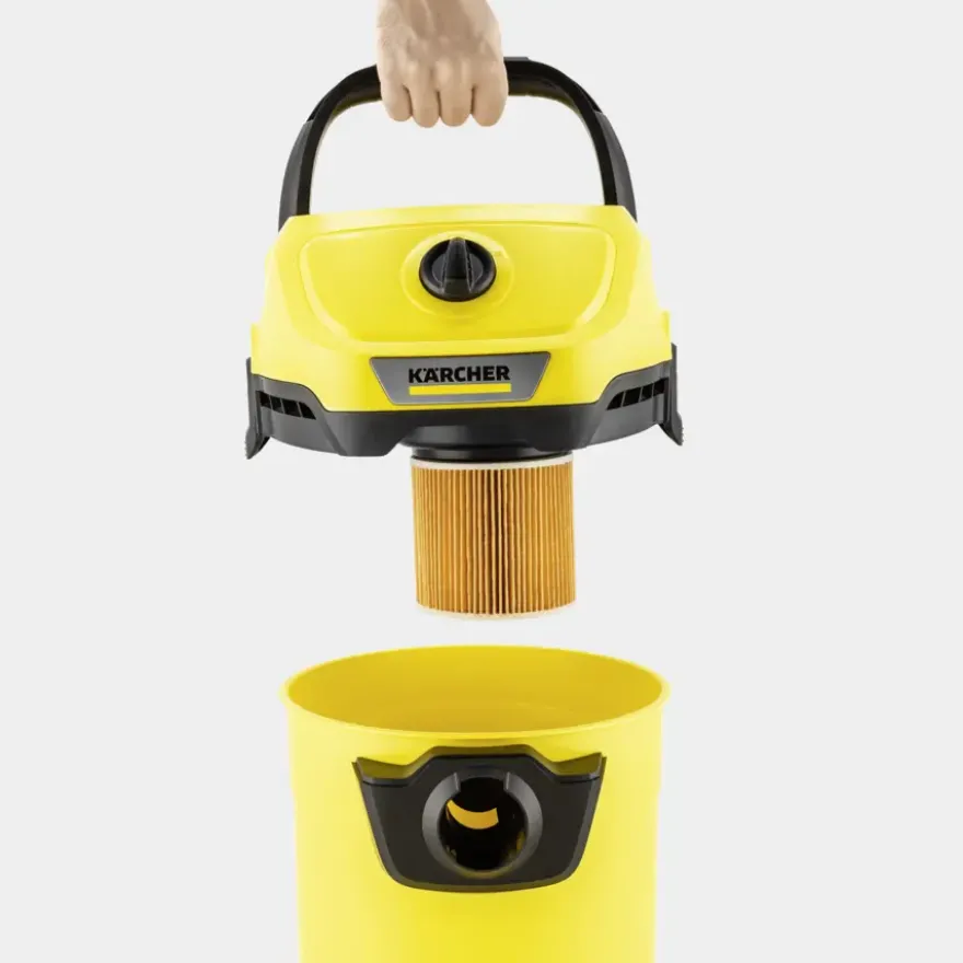 Kärcher 18V nat- en droogzuiger 17L WD3 (incl. 5.0Ah accu + oplader)