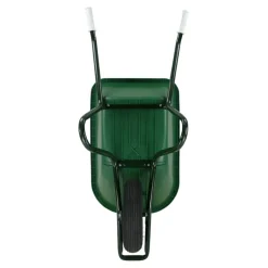 Kruiwagen 100 liter kunststof bak, met luchtwiel