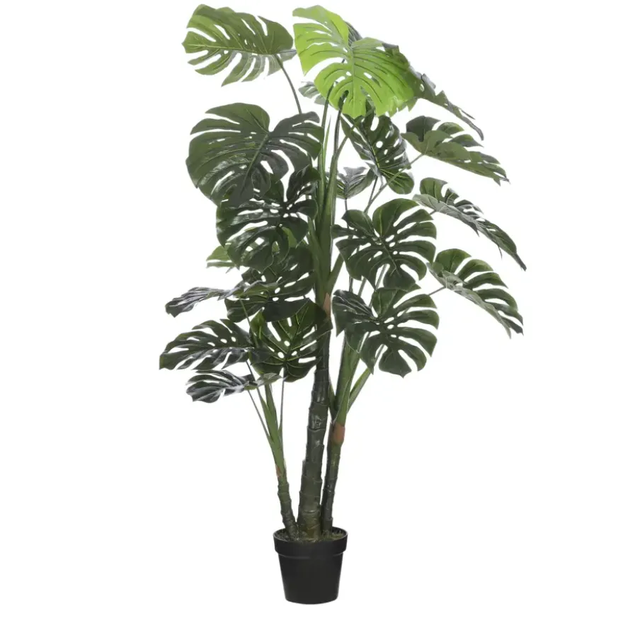 Kunstplant Monstera in pot groen - h150xd80cm