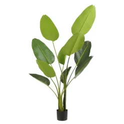 Kunstplant Strelitzia in pot groen - h150xd25cm