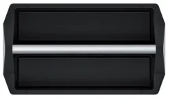 Kunststof pluggenbak met aluminium beugel 40x22x17cm.