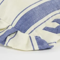 Kussen blauw - l35xb25xh10cm