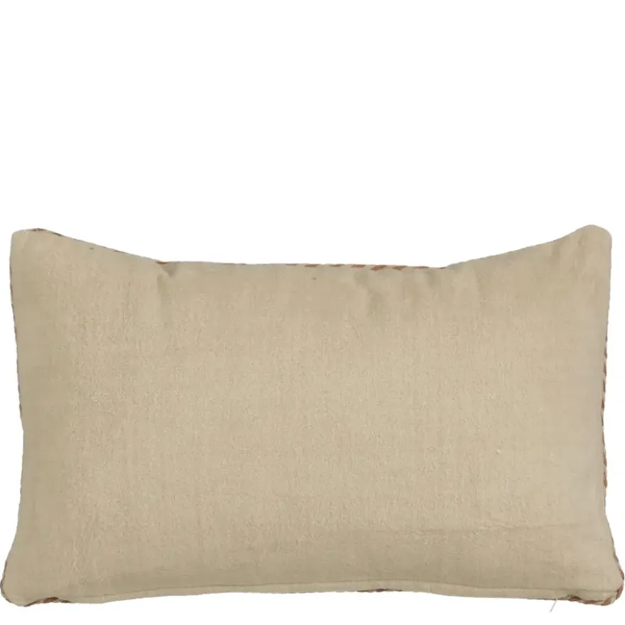 Kussen braided beige - l55xb35xh10cm