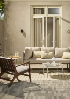 Kussen braided beige - l55xb35xh10cm