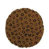 Kussen bruin panter - h10xd45cm