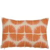 Kussen graphic oranje - l55xb35xh10cm