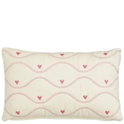 Kussen hart roze - l55xb35xh10cm