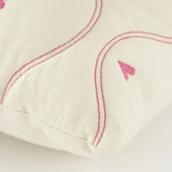 Kussen hart roze - l55xb35xh10cm