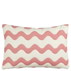 Kussen l.roze waves - l55xb35xh10cm