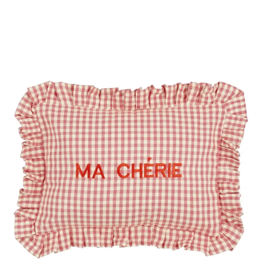 Kussen Ma Cherie roze - l35xb25xh10cm
