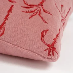 Kussen palmboom l.roze - l45xb45xh10cm