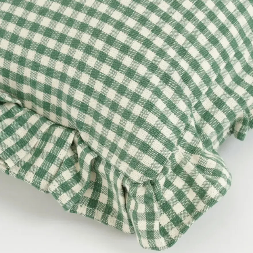 Kussen Paris groen - l35xb25xh10cm