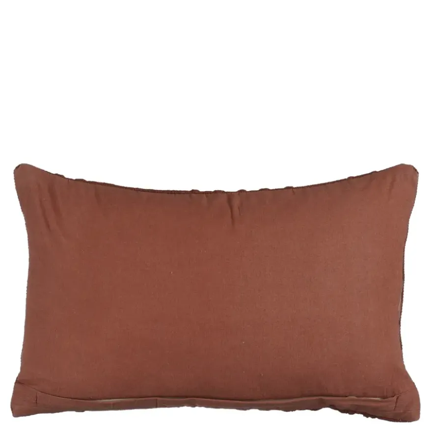 Kussen streep bruin - l55xb35xh10cm