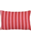 Kussen streep d.roze - l55xb35xh10cm