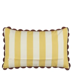 Kussen streep geel - l55xb35xh10cm