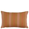 Kussen streep licht bruin - l55xb35xh10cm