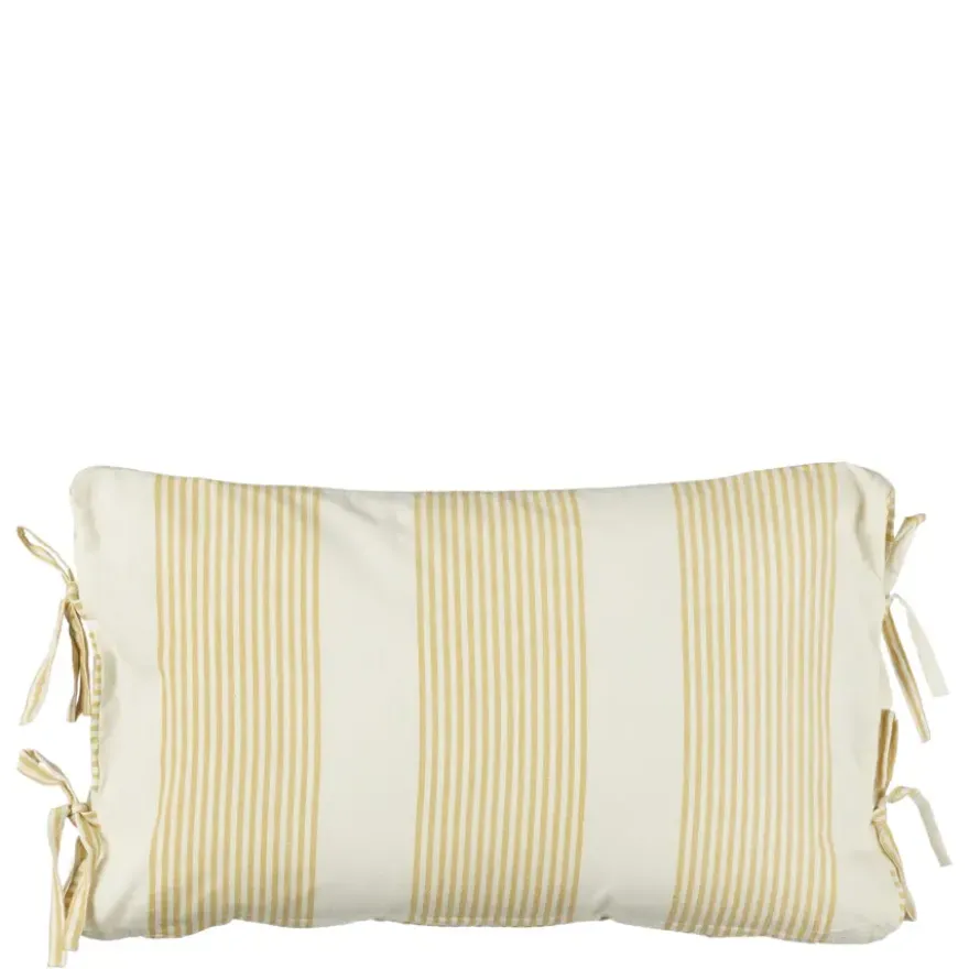 Kussen streep oker - l55xb35xh10cm