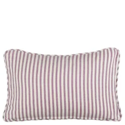 Kussen streep paars - l55xb35xh10cm