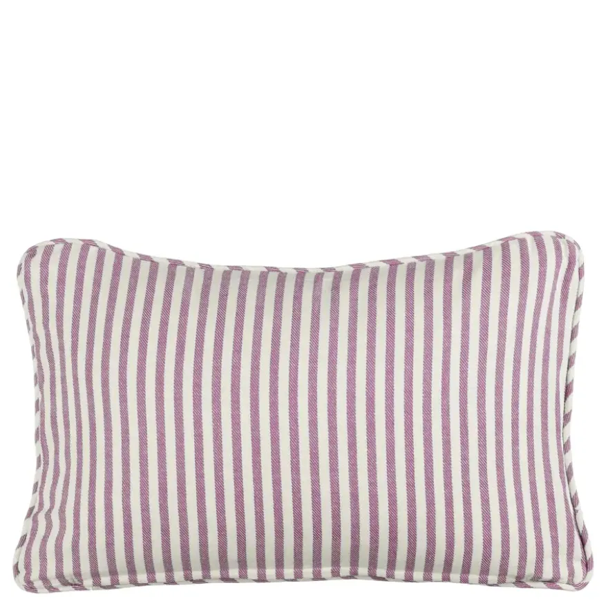 Kussen streep paars - l55xb35xh10cm