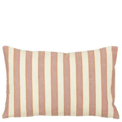 Kussen streep roze - l55xb35xh10cm