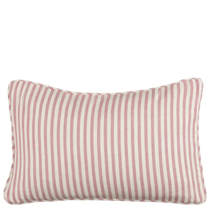 Kussen streep roze - l55xb35xh10cm