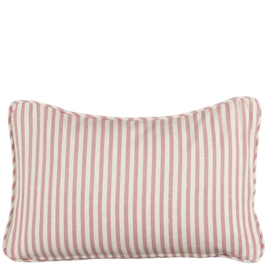 Kussen streep roze - l55xb35xh10cm