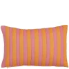 Kussen streep roze - l55xb35xh10cm