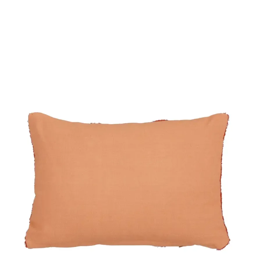Kussen tufted paars - l35xb25xh10cm